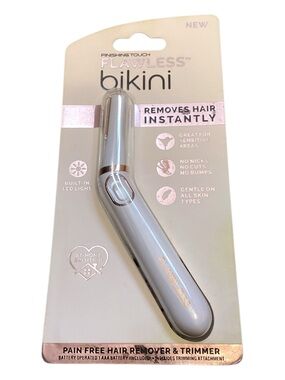 Finishing Touch Flawless Bikini Hair Remover Trimmer NEW LED Light